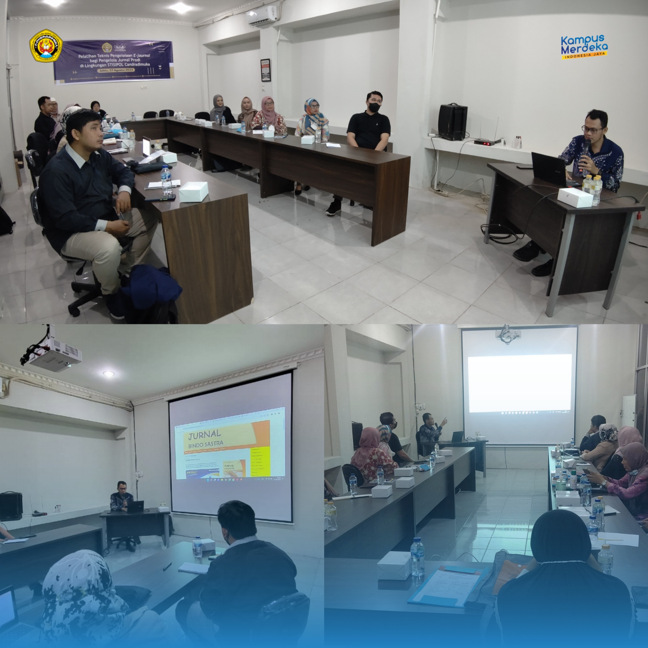 Pelatihan Teknis Pengolahan E-Jurnal bagi Pengelola jurnal Prodi di lingkungan STISIPOL Candradimuka