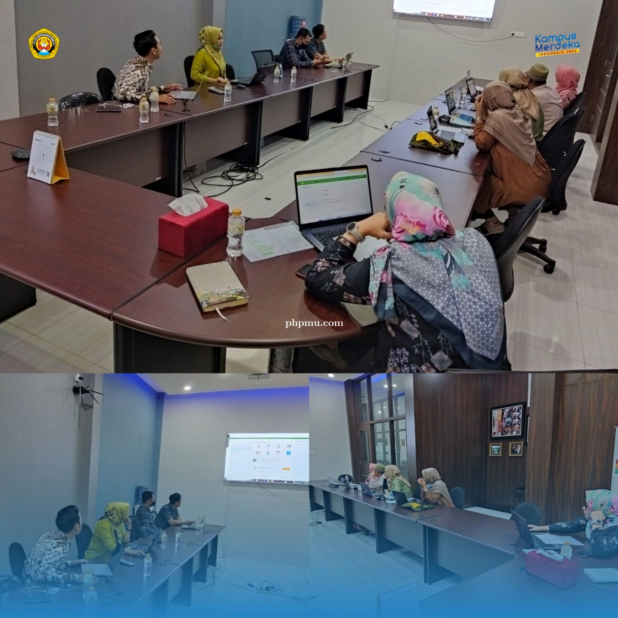 Pelatihan sistem informasi akademik sevima kepada kaprodi S1 dan S2 STISIPOL Candradimuka