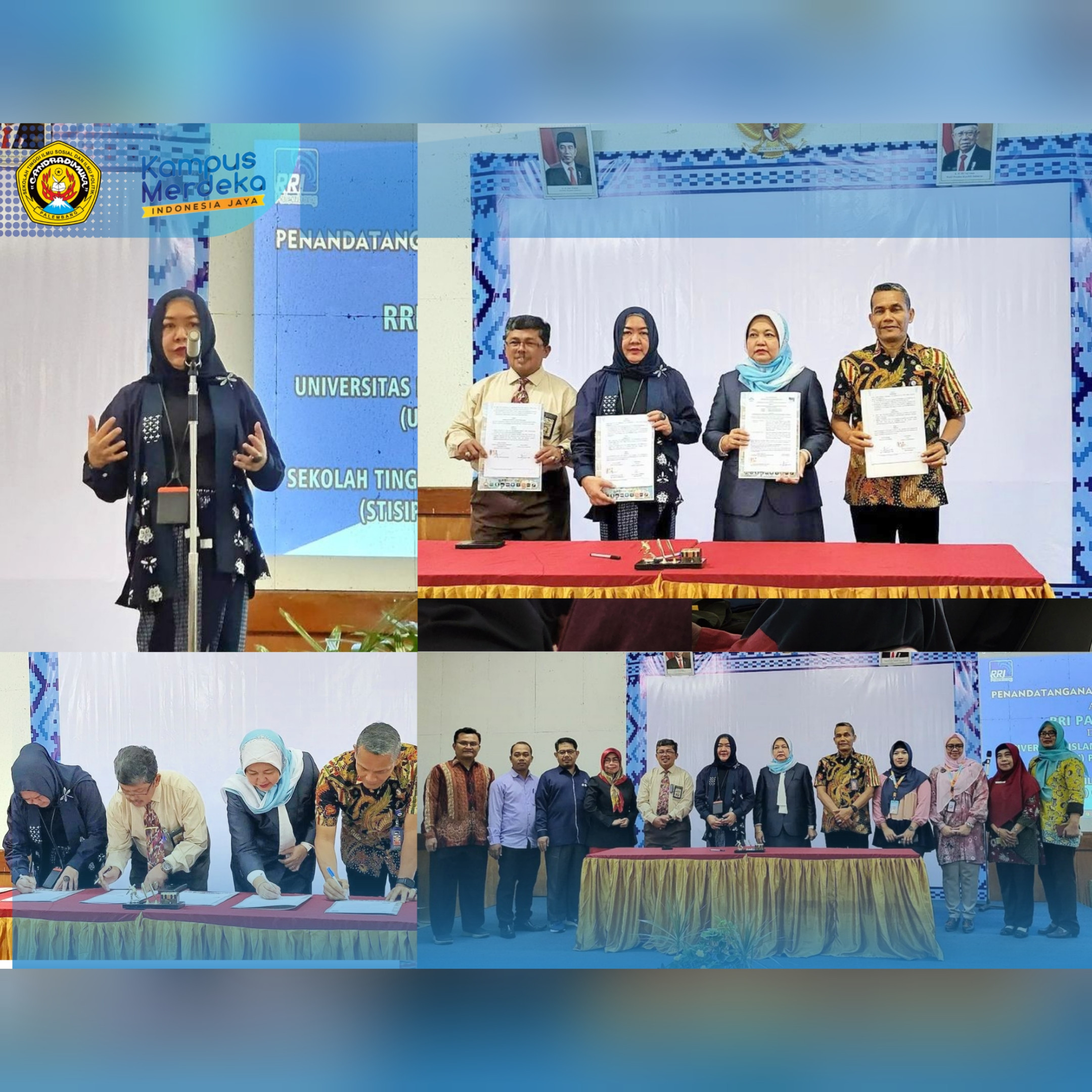 PENANDATANGANAN MOU RRI & STISIPOL CANDRADIMUKA