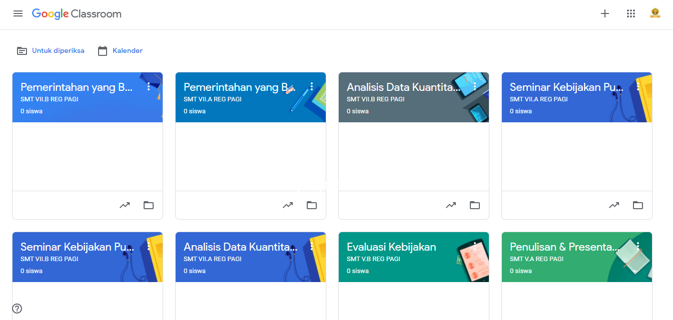 Akun Email Mahasiswa E-Learning