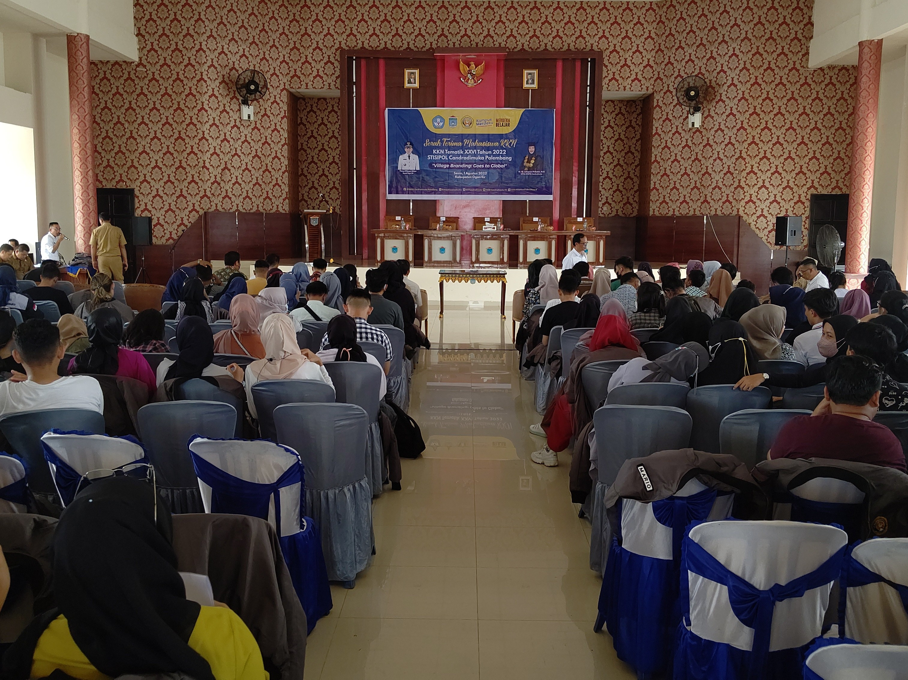 Pembukaan KKN Tematik XXVI Tahun 2022 STISIPOL Candradimuka di Kabupaten Ogan Ilir